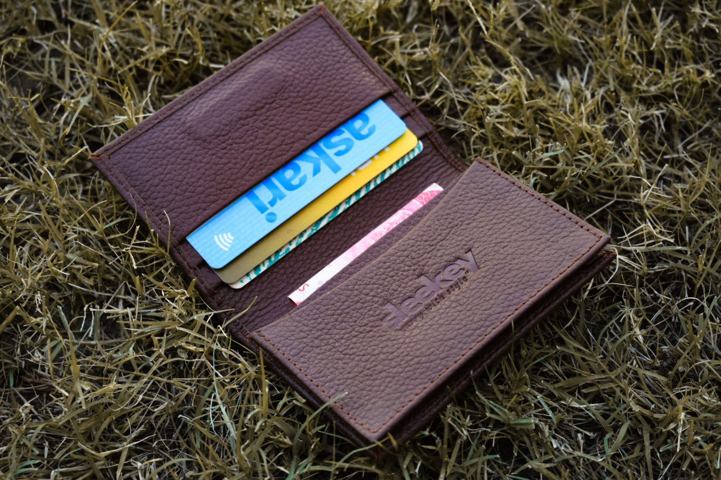 Key & Pocket Organizer - Burgundy Classic Leather