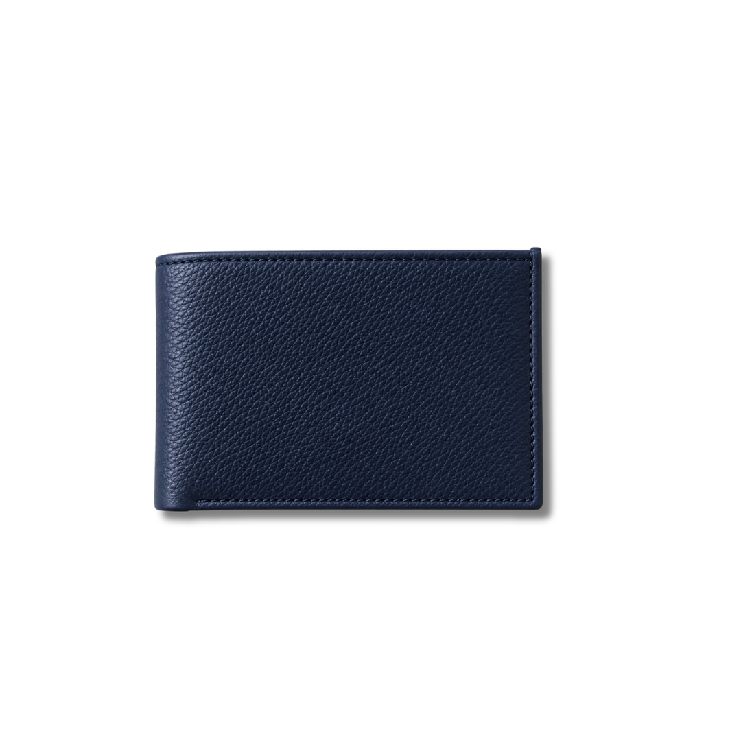 Sleekey FoldOne - Navy Blue & Sandstone Combo Pebbled Leather