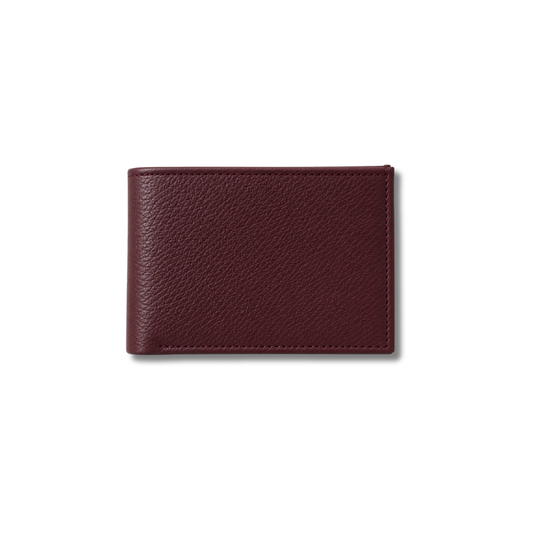 Sleekey FoldOne - Burgundy & Sandstone Combo Pebbled Leather