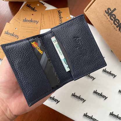 PocketPro - Navy Pebbeled Leather