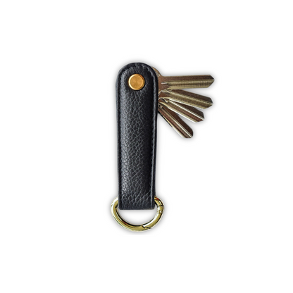 Midnight Black Pebbled Leather