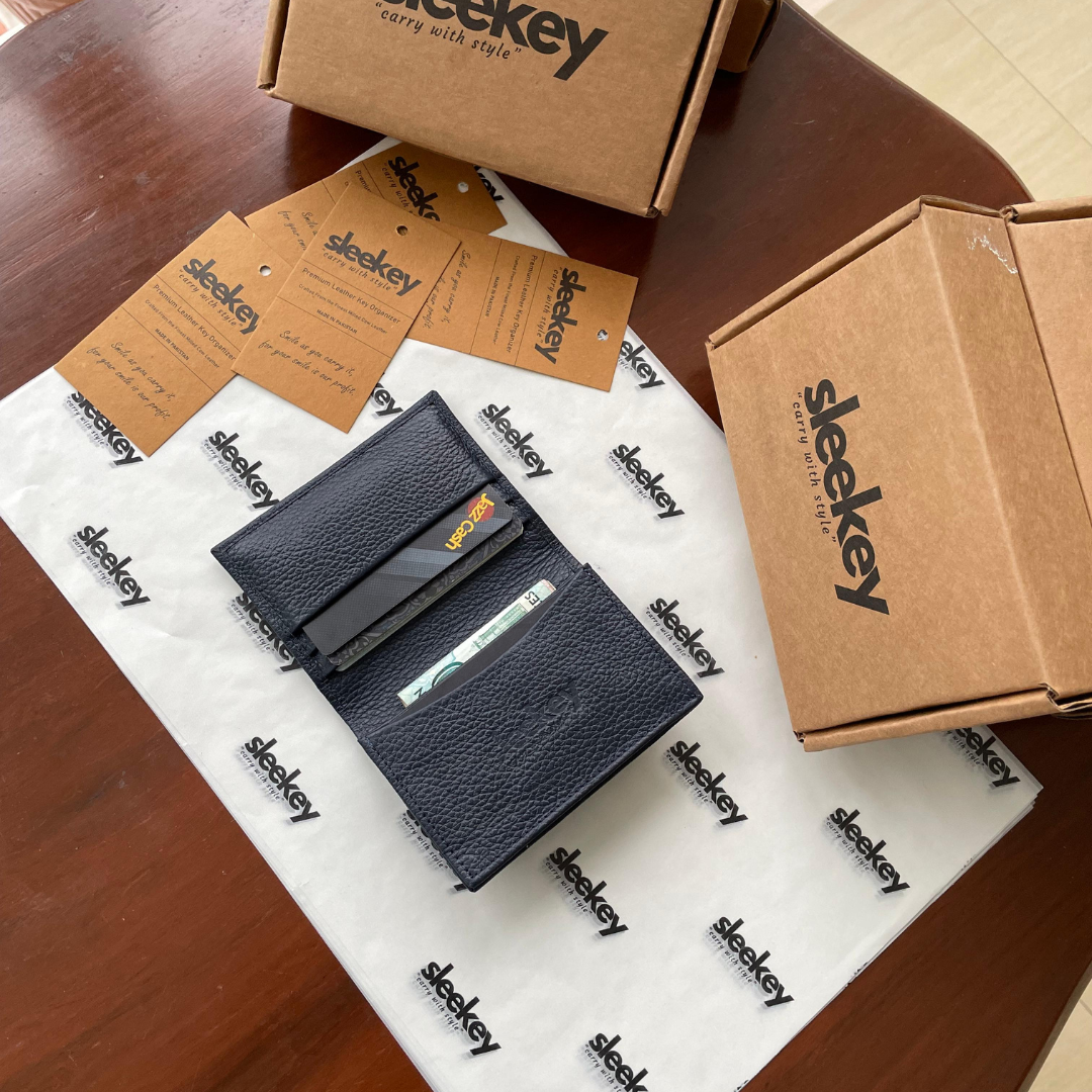 PocketPro - Navy Pebbeled Leather