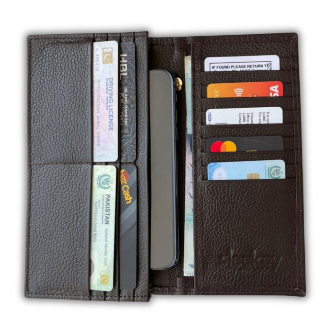 Sleekey - Classic Long Wallet - Chestnut