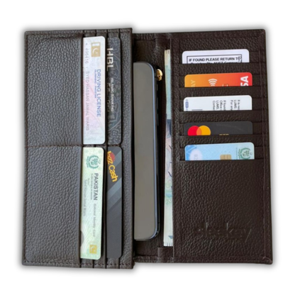 Sleekey - Classic Long Wallet - Chestnut