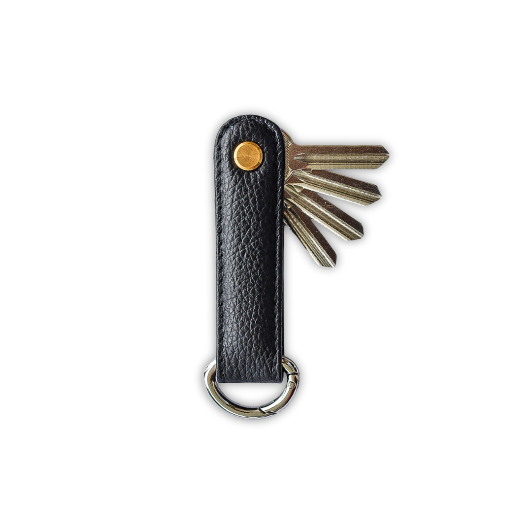 Midnight Black Pebbled Leather