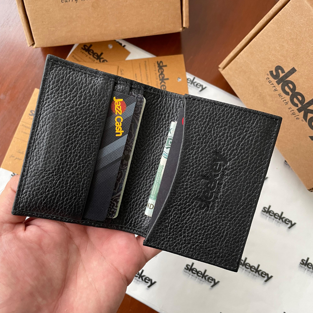 PocketPro - Black Pebbeled Leather