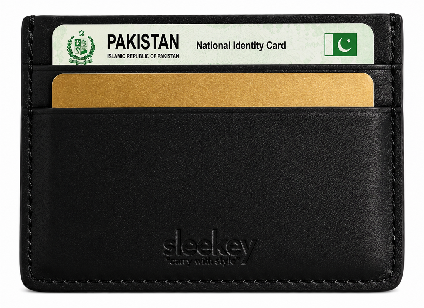 Sleekey CardPro – Slim Leather Card Holder Wallet