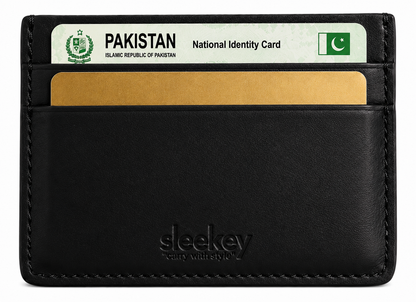 Sleekey CardPro – Slim Leather Card Holder Wallet