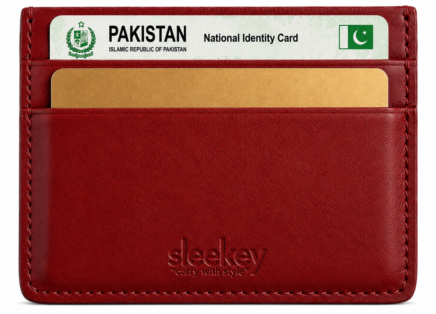 Sleekey CardPro – Slim Leather Card Holder Wallet