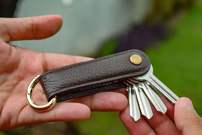 Chestnut Pebbled Leather