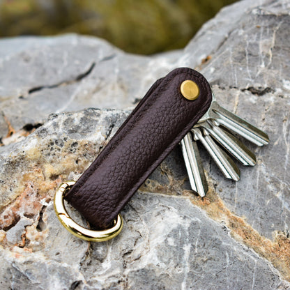 Chestnut Pebbled Leather