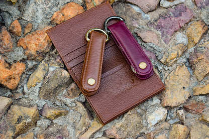 Key & Pocket Organizer - Sandstone Pebbled Leather