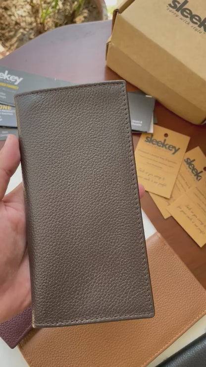 Sleekey - Classic Long Wallet - Chestnut