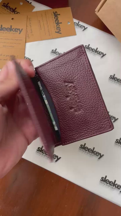 PocketPro - Burgundy Pebbled Leather