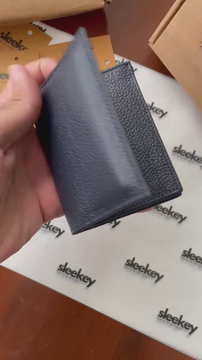 PocketPro - Navy Pebbeled Leather