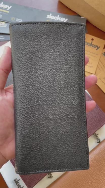 Sleekey - Classic Long Wallet - Midnight Black